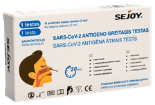 SEJOY  COVID-19 Antigen Rapid (deguna) tests, 1 gab.