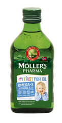 MOLLERS Baby My First Fish Oil Zivju Eļļa šķidrums, 250 ml