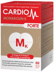 CARDIOM Monokolin kapsulas, 60 gab.