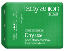 LADY ANION kasdieniai higieniniai paketai, 10 vnt.