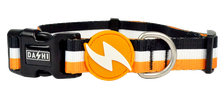 DASHI Stripes3 Orange&Black L kakla siksna, 1 gab.