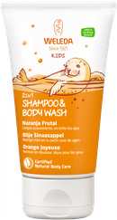 WELEDA  Kids Happy Orange šampūnas ir kūno prausiklis, 150 ml