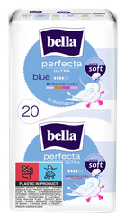 BELLA Perfecta Ultra Blue Soft higiēniskās paketes, 20 gab.