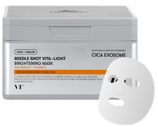VT COSMETICS Reedle Shot Vita-Light auduma sejas maska, 30 gab.