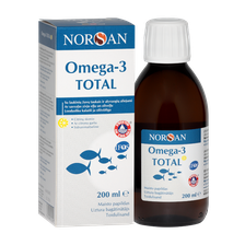 NORSAN Omega-3 Total Ar Citronu Garšu eļļa, 200 ml