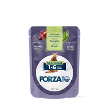 FORZA10 BotaniCAT Sterilizētiem Kaķiem 1-6g., Ar Paipalu, Mīkstā pastēte, 80 g