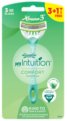 WILKINSON SWORD Myintuition Xtreme3 Comfort Female vienreizlietojamie skuvekļi, 4 gab.