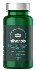 SILVANOLS 5 Mushroom Complex kapsulės, 60 vnt.