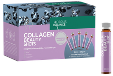 ACORUS BALANCE Collagen Beauty Shots, apelsinų skonio, 25 ml ampulės, 28 ml
