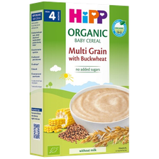 HIPP Organic Baby Cereal Multi Grain with Buckwheat (4+) biezputra, 200 g