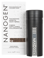 NANOGEN Keratin Dark Brown plaukų pudra, 30 g