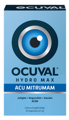 OCUVAL Hydro Max kapsulas, 30 gab.