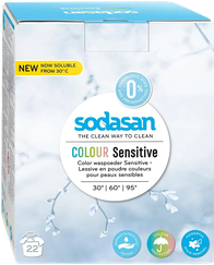 SODASAN Bez Smaržas Krāsainiem Audumiem veļas pulveris, 1010 g