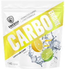 SWEDISH SUPPLEMENTS Carbo Engine Lemonade Lover pulveris, 1000 g