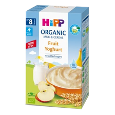 HIPP Organic Milk & Cereal Fruit Yoghurt (8+) biezputra, 250 g