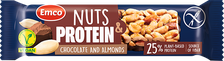 EMCO Chocolate And Almonds Nuts & Protein batoniņš, 40 g