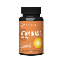 SAPIENS Vitamin D3 4000 PRO kapsulės, 90 vnt.