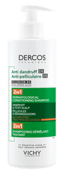 VICHY Dercos Anti Dandruff, 2 in 1 šampūns-kondicionieris, 390 ml