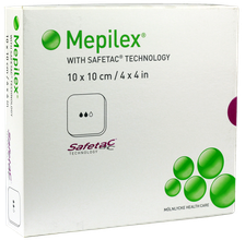 MEPILEX  10x10 cm brūču pārsējs, 5 gab.