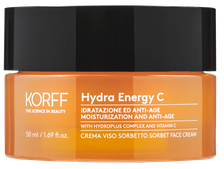 KORFF Hydra Energy C spēcīgi mitrinošs pretnovecošanās sorbet sejas krēms, 50 ml