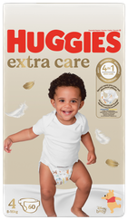 HUGGIES Extra Care 4 Mega Pack, 8-16kg autiņbiksītes, 60 gab.