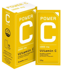BIOFARMACIJA Power C Vitamīns C pulveris, 10 gab.
