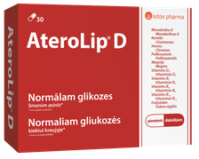 ATEROLIP D kapsulas, 30 gab.