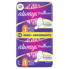 ALWAYS  Platinum Normal, S1 higiēniskās paketes, 16 gab.