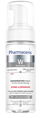 PHARMACERIS W Pure-Luminium Depigmenting for Face and Eye attīrošas putas, 150 ml