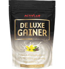 ACTIVLAB Deluxe Gainer Vanilla maisījums, 300 g