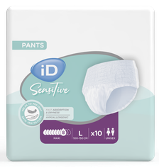 ID Sensitive Pants Maxi L (100-150 cm) biksītes, 10 gab.