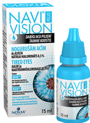 NAVIVISION Plus Tired Eye acu pilieni, 15 ml