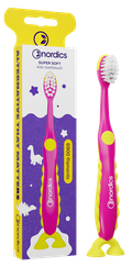 NORDICS Super Soft 2+ Purple zobu birste, 1 gab.