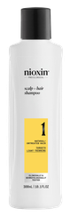 NIOXIN System 1 for Natural Hair with Light Thinning šampūns, 300 ml