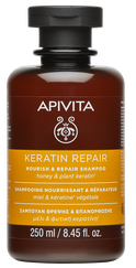APIVITA Nourish & Repair Keratin Repair šampūns, 250 ml
