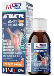 911 Artroactive Vitamins+Minerals skystis, 250 ml
