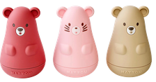 NATTOU Bath Toys (rozā) komplekts, 1 gab.