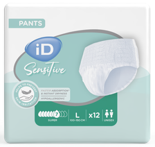 ID Sensitive Pants Super L (100-150 cm) biksītes, 12 gab.