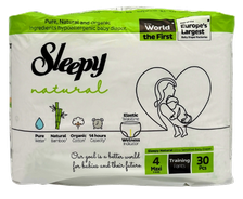 SLEEPY Natural Pants Maxi Nr.4 autiņbiksītes, 30 gab.