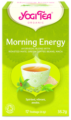 YOGI TEA Morning Energy Organic Bio tēja maisiņos, 17 gab.