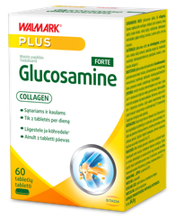 WALMARK Glikozamīns Forte + kolagēns II tabletes, 60 gab.