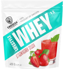 SWEDISH SUPPLEMENTS Lifestyle Whey Strawberry Slush pulveris, 450 g