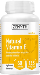 ZENYTH Vitamīns E kapsulas, 60 gab.