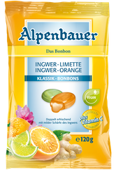 ALPENBAUER Ingwer- Limette- Orange BIO konfektes, 120 g