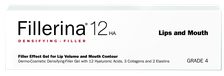 FILLERINA  12HA Grade 4 lūpām un lūpu  zonai gels, 7 ml