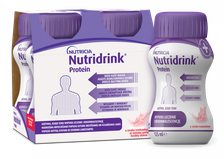 NUTRICIA Nutridrink Protein ar zemeņu garšu 125 ml dzēriens, 4 gab.