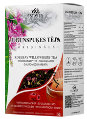 ESTVITA Ugunspuķes Tēja Ar Vilkābeles Augļiem beramā tēja, 50 g