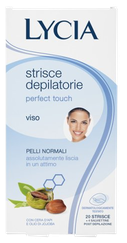 LYCIA Perfect Touch Face depilācijas vaska strēmeles, 20 gab.