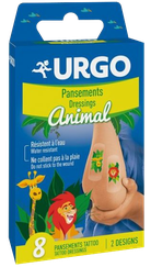 URGO Animal TATOO plāksteris, 8 gab.