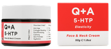 Q+A 5-HTP Face & Neck krēms, 50 ml